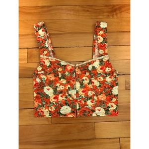 URBAN OUTFITTERS | Kimchi Blue Floral Crop Top
